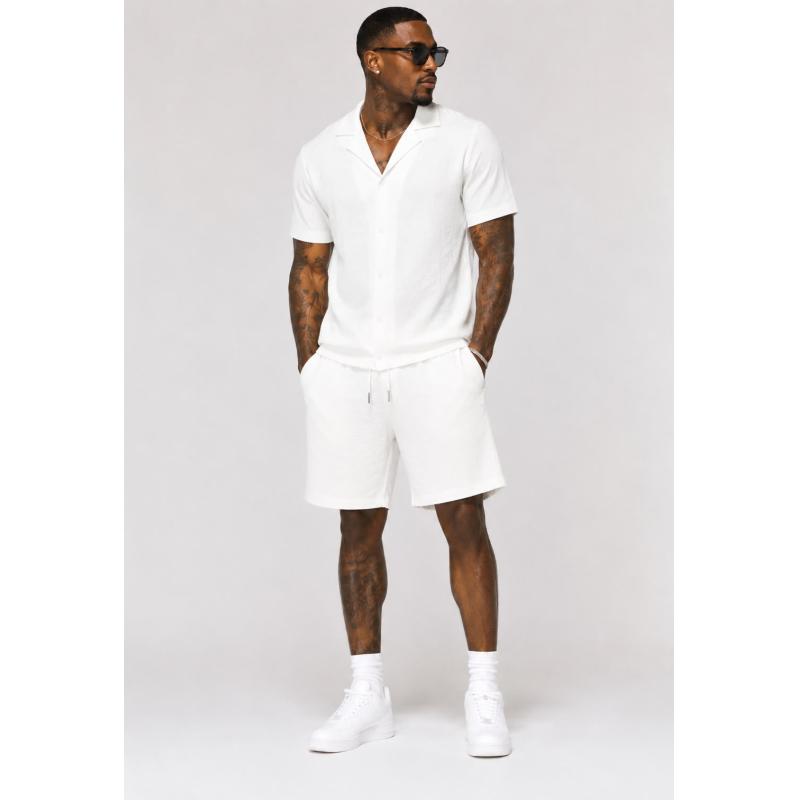 ENSEMBLE CHEMISE MANCHE COURTE ET SHORT 
