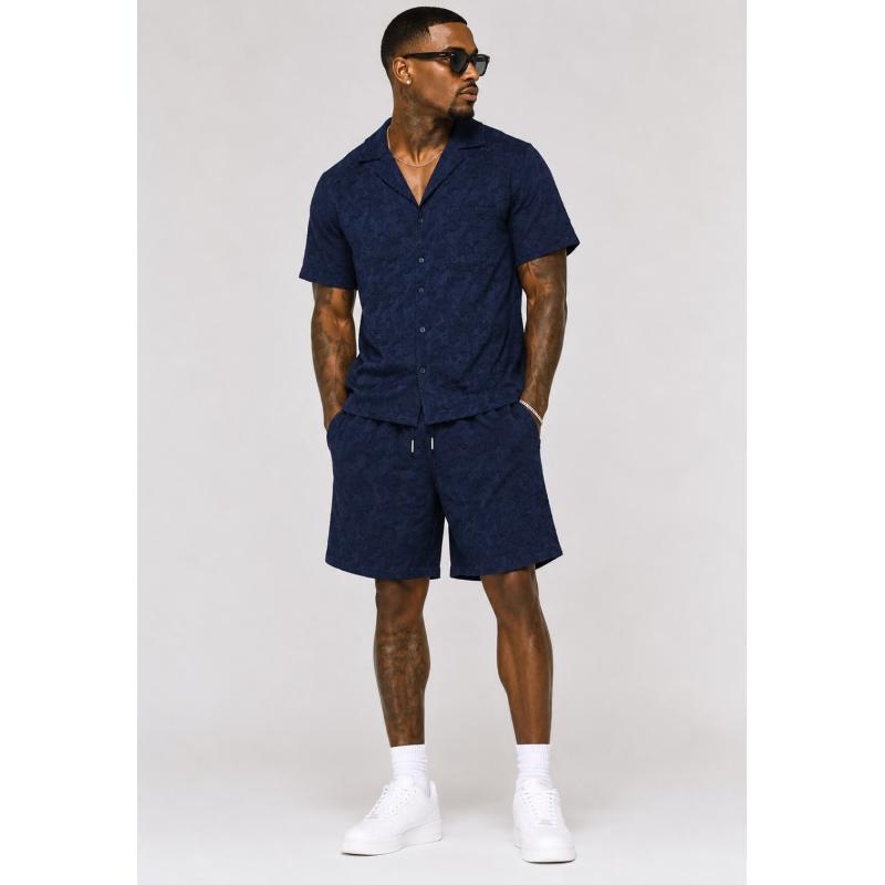 ENSEMBLE CHEMISE MANCHE COURTE ET SHORT 