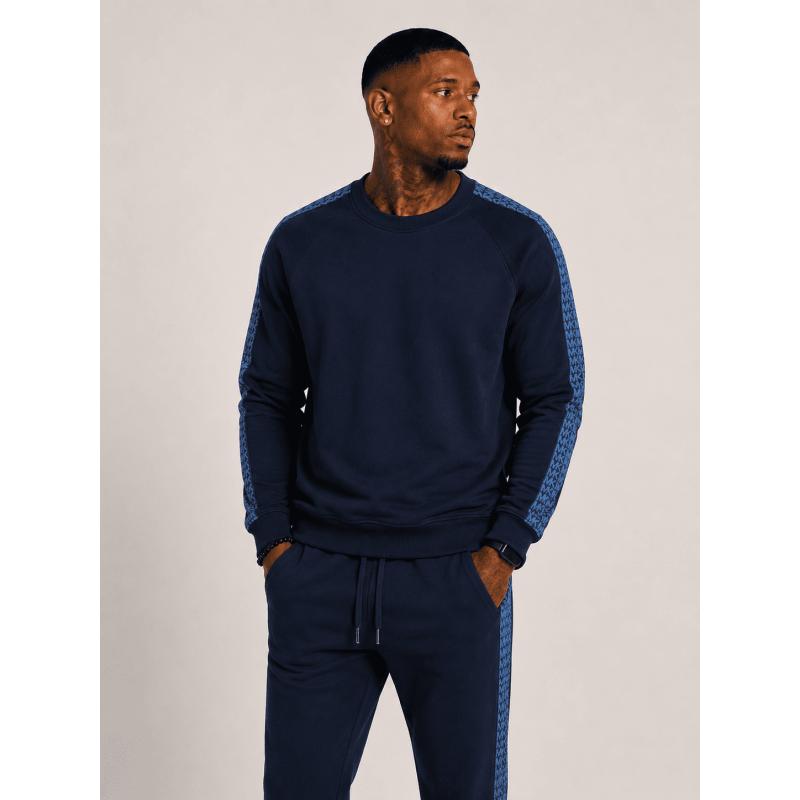 SWEAT MICHAEL KORS PRENIUM NAVY SIGNATURE