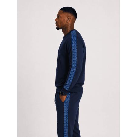 SWEAT MICHAEL KORS PRENIUM NAVY SIGNATURE