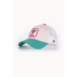 CASQUETTE KULTE SNAPBACK MOTIF FLAMANT ROSE