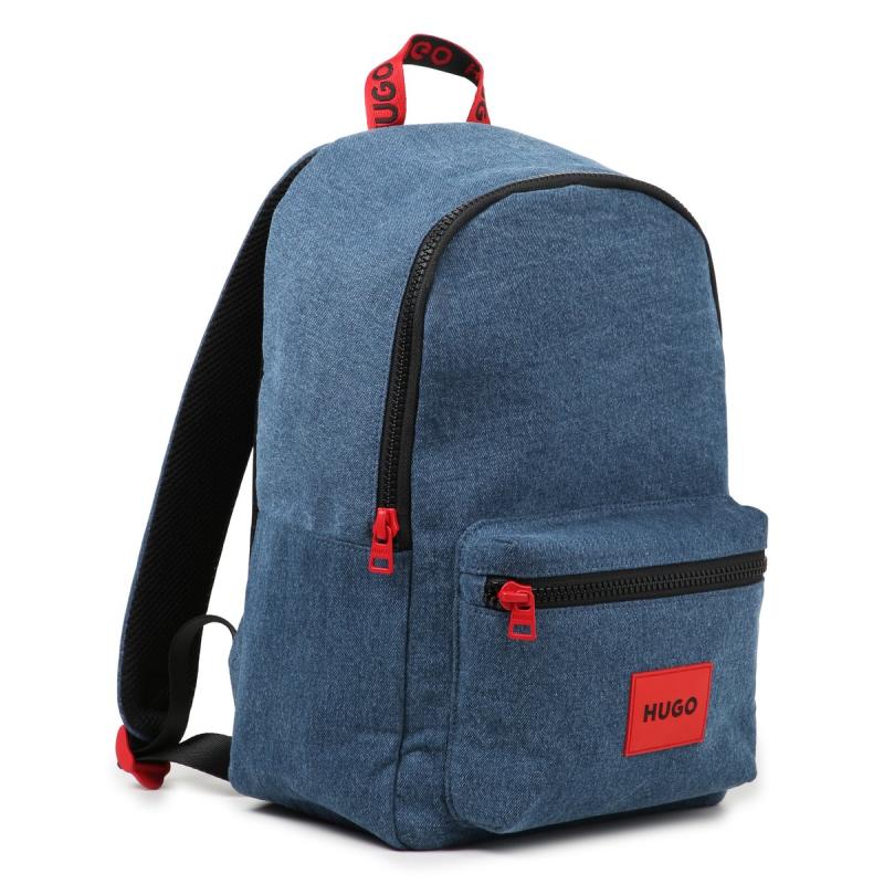 Sac à dos en jean Hugo Kidswear G00316/Z09