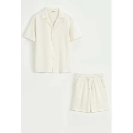 Ensemble Chemise Manches Courtes Et Short Jogging FRILIVIN Ensemble Chemise Manches Courtes Et Short Jogging FRILIVIN