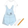 Ensemble T-shirt et salopette - TIMBERLAND Ensemble T-shirt et salopette - TIMBERLAND