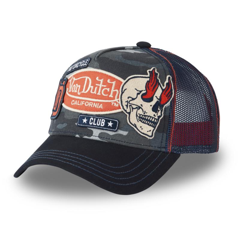 Casquette Trucker Von Dutch  Patches 