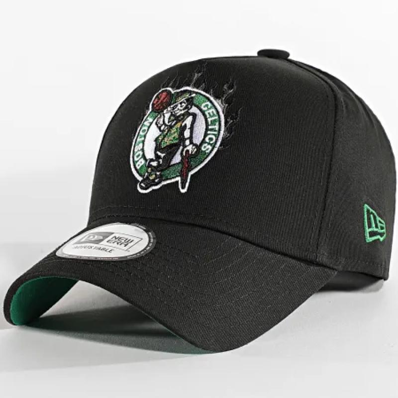 Casquette Snapback adjustable  Flame Boston Celtics 60580829 Noir