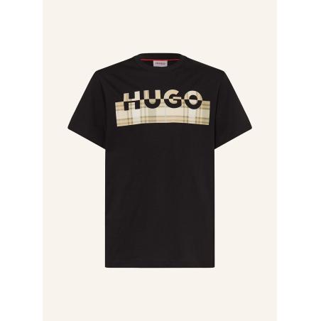 T-SHIRT IN COTTON WHITH SPLIT LOGO