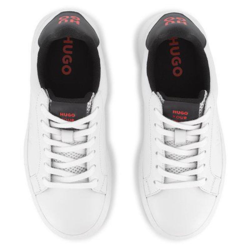 BASKETS EN CUIR HUGO 