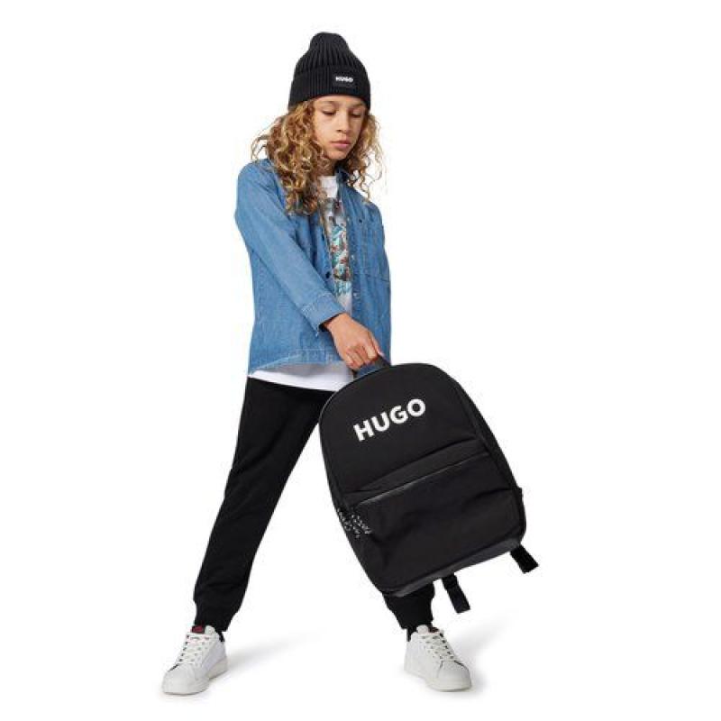 SAC DOS HUGO NOIR MAT 