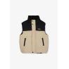 JACKET PADDED GILET WHITH LOGO PRINT KIDS 4-5