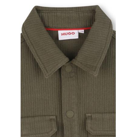 CHEMISE HUGO KAKI 4-5ANS 